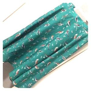 ModCloth bird midi skirt